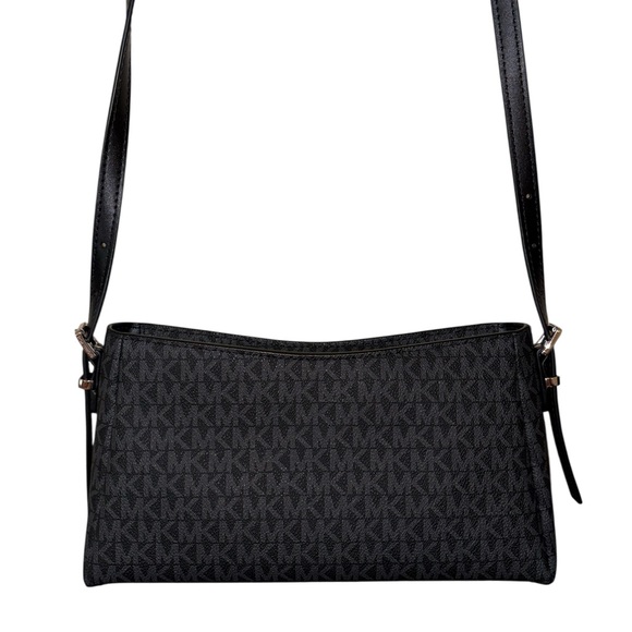 Michael Kors Monogram Black Shoulder Bag - Picture 2 of 13